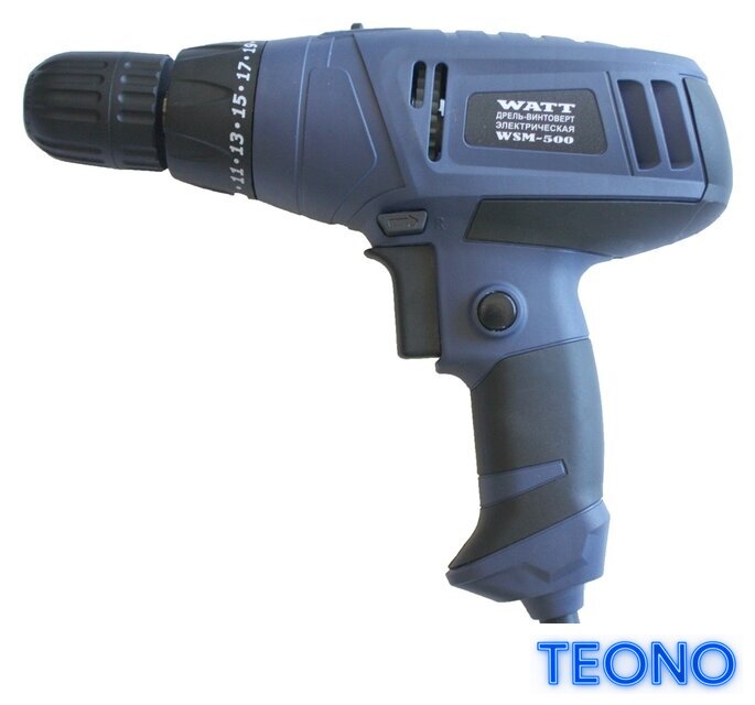 Дрель-шуруповерт WATT WSM-500 250001000 - Изображение №1 — Интернет-магазин Teono.by