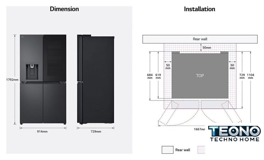 Четырёхдверный холодильник LG DoorCooling+ InstaView GMG960EVJE - Изображение №16 — Интернет-магазин Teono.by