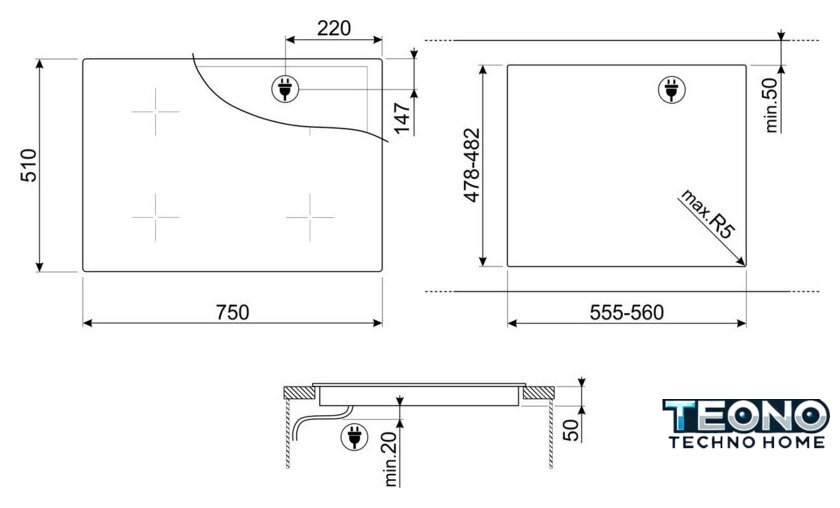 Варочная панель Smeg SI4742D - Изображение №5 — Интернет-магазин Teono.by