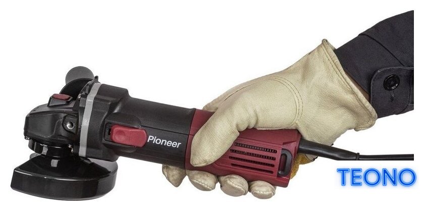 Угловая шлифмашина Pioneer Tools AG-M750-125-02 - Изображение №4 — Интернет-магазин Teono.by
