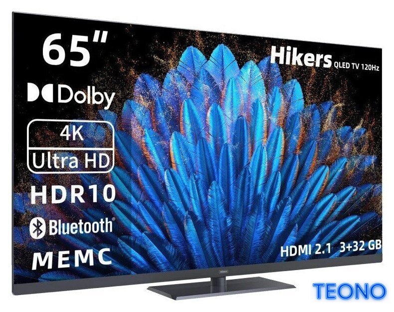 Телевизор Hikers 65HAQ12 - Изображение №2 — Интернет-магазин Teono.by