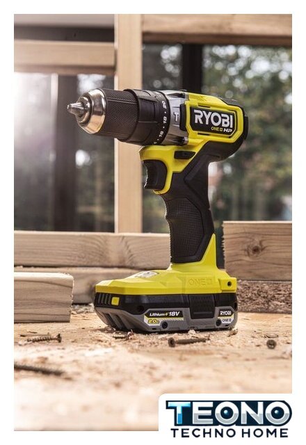 Ударная дрель-шуруповерт Ryobi HP RPD18C-220S 5133004982 (с 2-мя АКБ 2 Ah, сумка) - Изображение №9 — Интернет-магазин Teono.by