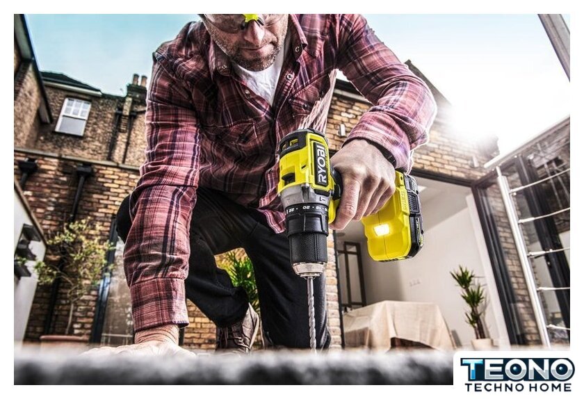 Ударная дрель-шуруповерт Ryobi HP RPD18C-220S 5133004982 (с 2-мя АКБ 2 Ah, сумка) - Изображение №11 — Интернет-магазин Teono.by