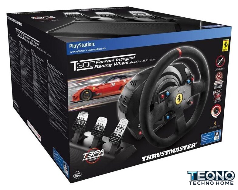 Руль Thrustmaster T300 Ferrari Integral Racing Wheel Alcantara Edition - Изображение №8 — Интернет-магазин Teono.by