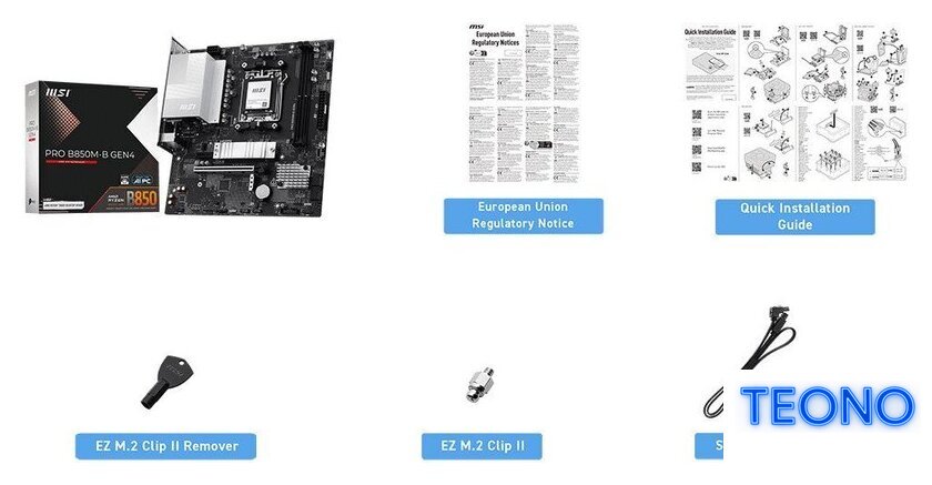 Материнская плата MSI Pro B850M-B Gen4 - Изображение №6 — Интернет-магазин Teono.by