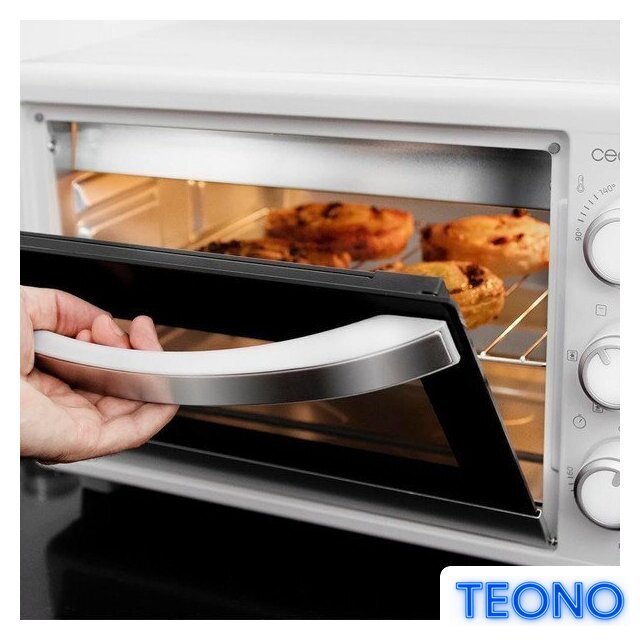 Мини-печь Cecotec Bake&Toast 2600 White 4Pizza - Изображение №3 — Интернет-магазин Teono.by