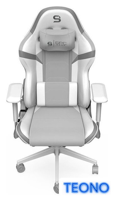 Игровое (геймерское) кресло SPC Gear SX500 (onyx white) - Изображение №6 — Интернет-магазин Teono.by