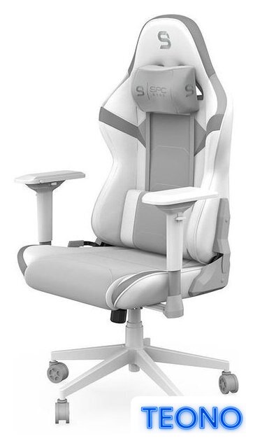Игровое (геймерское) кресло SPC Gear SX500 (onyx white) - Изображение №3 — Интернет-магазин Teono.by