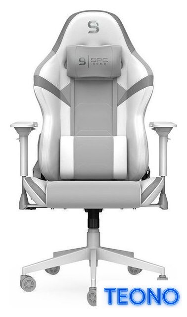 Игровое (геймерское) кресло SPC Gear SX500 (onyx white) - Изображение №4 — Интернет-магазин Teono.by