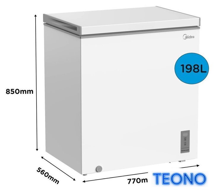 Морозильный ларь Midea MDRC284FZE01 - Изображение №4 — Интернет-магазин Teono.by