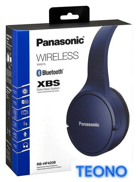 Наушники Panasonic RB-HF420BGE-A - Изображение №5 — Интернет-магазин Teono.by