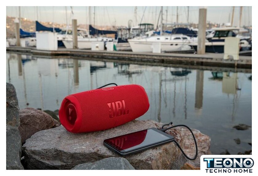 Беспроводная колонка JBL Charge 5 (серый) - Изображение №11 — Интернет-магазин Teono.by