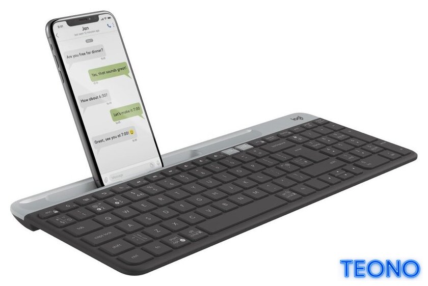 Клавиатура Logitech K580 Slim 920-009208 (графитовый) - Изображение №2 — Интернет-магазин Teono.by