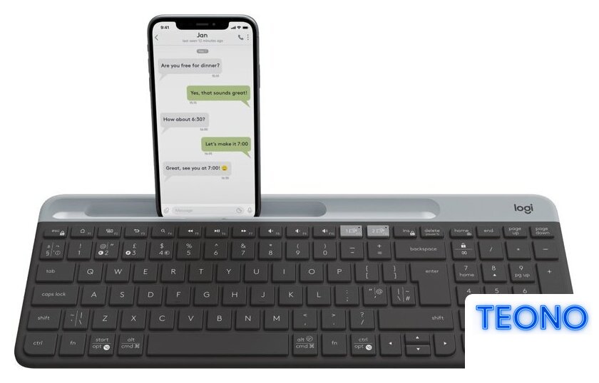 Клавиатура Logitech K580 Slim 920-009208 (графитовый) - Изображение №1 — Интернет-магазин Teono.by