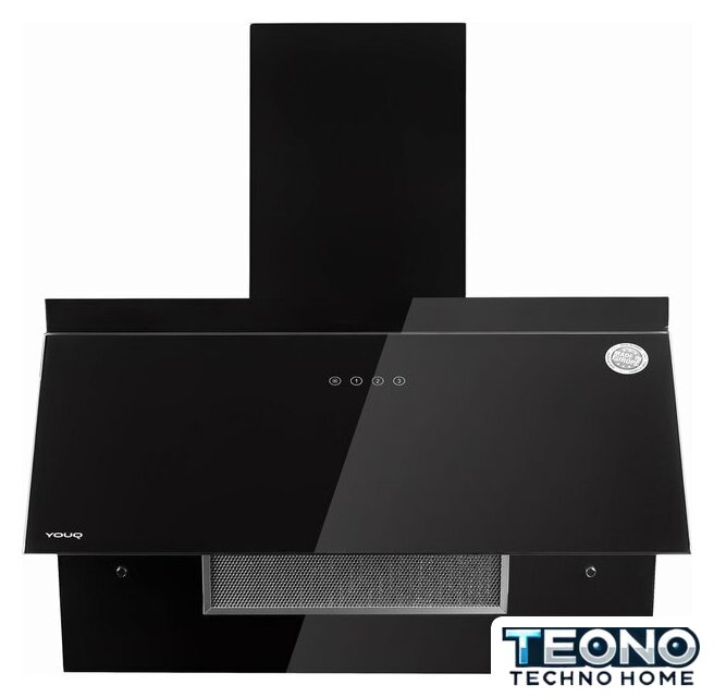Кухонная вытяжка YOUQ Yumi WL 1080 S 60 BL (черный) - Изображение №2 — Интернет-магазин Teono.by
