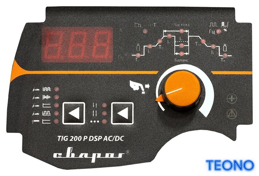 Сварочный инвертор Сварог Pro TIG 200 P DSP AC/DC (E201) - Изображение №4 — Интернет-магазин Teono.by