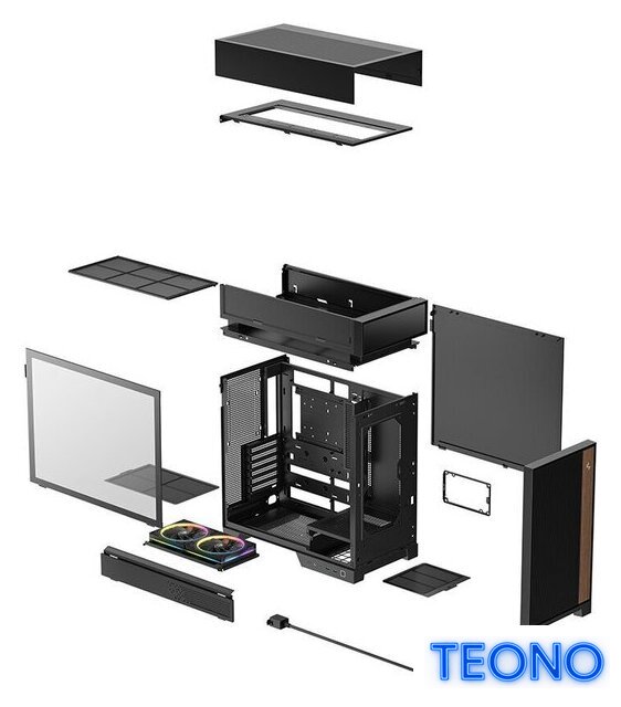 Корпус DeepCool CL660 R-CL660-BKNNA0-G-1 - Изображение №10 — Интернет-магазин Teono.by
