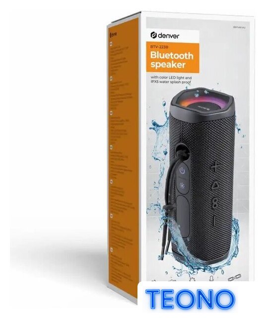 Беспроводная колонка Denver Electronics BTV-223B - Изображение №6 — Интернет-магазин Teono.by