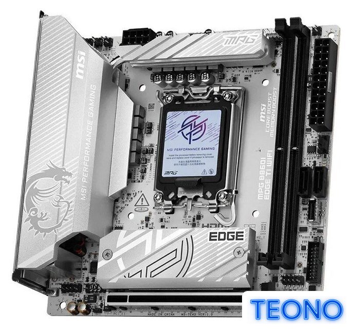 Материнская плата MSI MPG B860I Edge TI WiFi - Изображение №2 — Интернет-магазин Teono.by