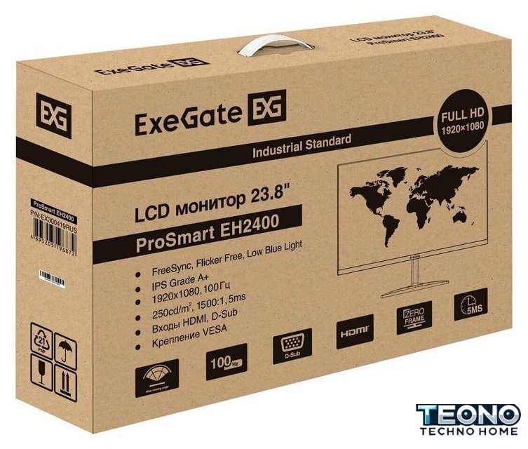 Монитор ExeGate ProSmart EH2400 EX300419RUS - Изображение №9 — Интернет-магазин Teono.by