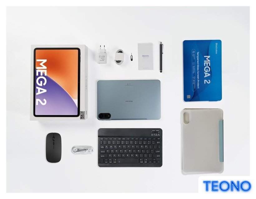 Планшет Blackview Mega 2 LTE 6GB/256GB (синий, с аксессуарами) - Изображение №9 — Интернет-магазин Teono.by