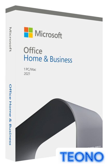 Пакет офисных программ Microsoft Office 2021 Home and Business BOX (1 ПК, бессрочная лицензия) - Изображение №1 — Интернет-магазин Teono.by