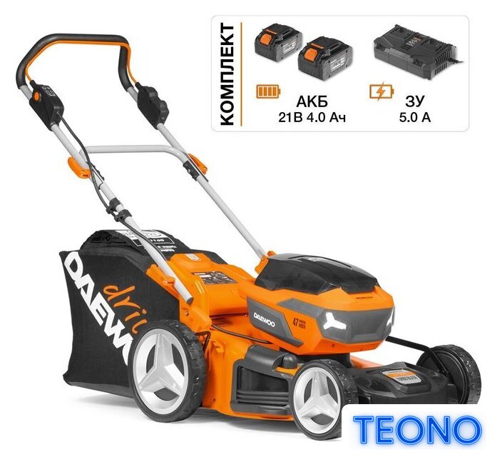 Газонокосилка Daewoo Power DLM 5042Li Set (с 2-мя АКБ) - Изображение №1 — Интернет-магазин Teono.by