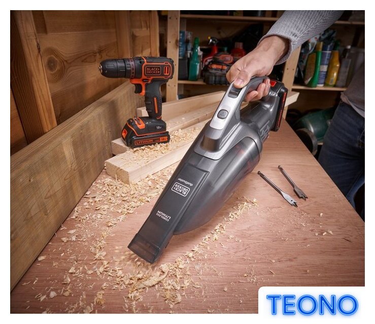 Пылесос Black & Decker BCHV001B-XJ - Изображение №6 — Интернет-магазин Teono.by