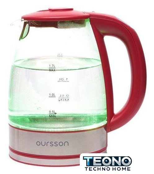 Электрический чайник Oursson EK1744GD/RD - Изображение №4 — Интернет-магазин Teono.by