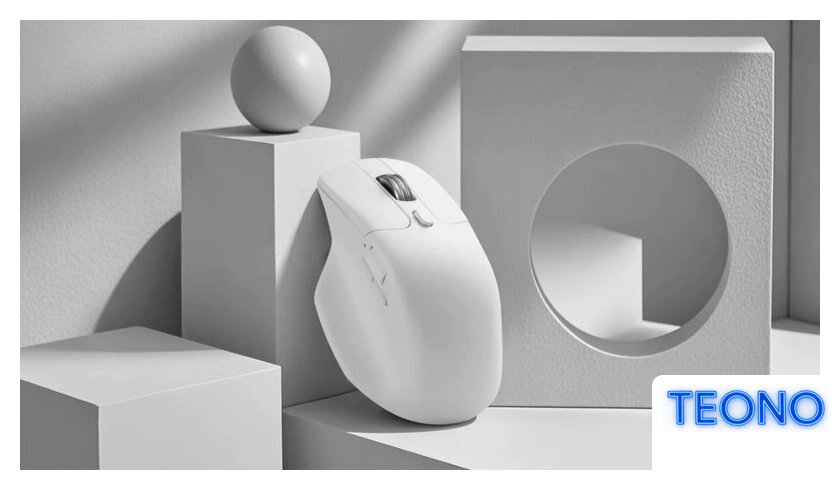 Мышь Keychron M6 Wireless (белый, с тихим кликом) - Изображение №2 — Интернет-магазин Teono.by