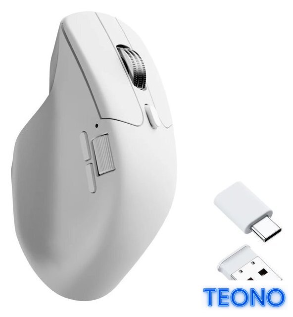 Мышь Keychron M6 Wireless (белый, с тихим кликом) - Изображение №1 — Интернет-магазин Teono.by