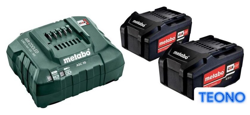 Аккумулятор с зарядным устройством Metabo 685050000 (18В/4 Ah + 12-36В) - Изображение №1 — Интернет-магазин Teono.by