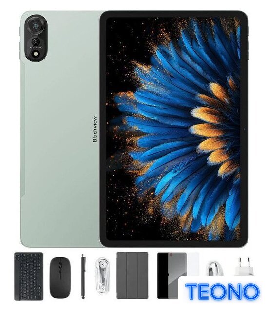 Планшет Blackview Mega 2 LTE 6GB/256GB (зеленый, с аксессуарами) - Изображение №1 — Интернет-магазин Teono.by