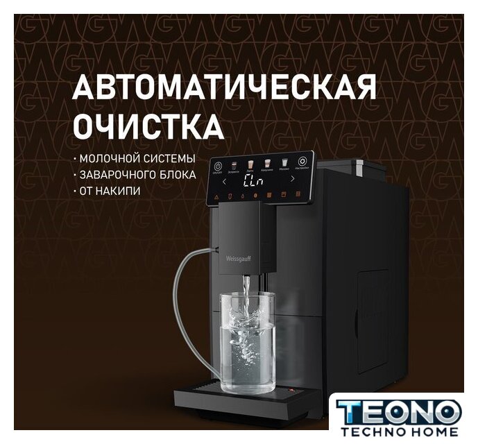 Кофемашина Weissgauff WCM-336 DB Touch Cappuccino - Изображение №15 — Интернет-магазин Teono.by