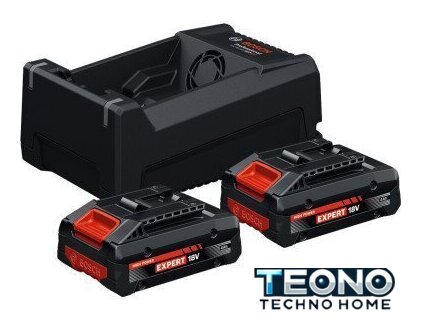 Аккумулятор с зарядным устройством Bosch 1600A0373J (18В/2x4 Ah + 10.8-18В) - Изображение №1 — Интернет-магазин Teono.by