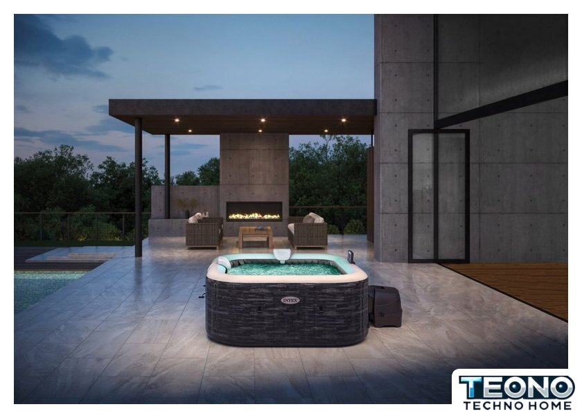 Надувной бассейн Intex Greystone Deluxe 28450 (175х71) - Изображение №8 — Интернет-магазин Teono.by