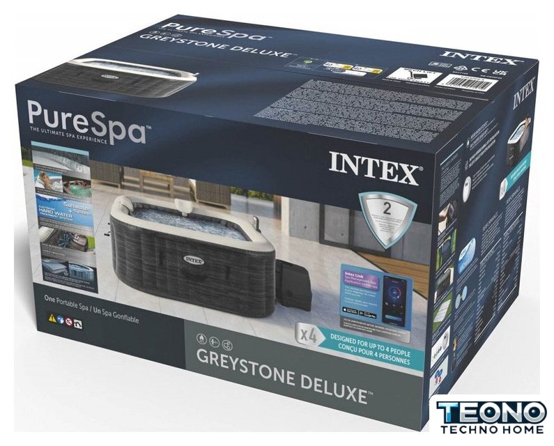 Надувной бассейн Intex Greystone Deluxe 28450 (175х71) - Изображение №12 — Интернет-магазин Teono.by