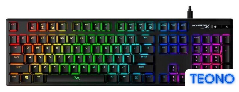 Клавиатура HyperX Alloy Origins (HyperX Red, нет кириллицы) - Изображение №1 — Интернет-магазин Teono.by