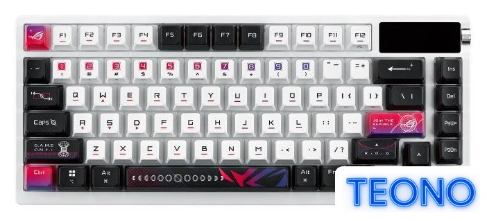 Клавиатура ASUS ROG Azoth X (ASUS ROG NX Snow V2) - Изображение №4 — Интернет-магазин Teono.by