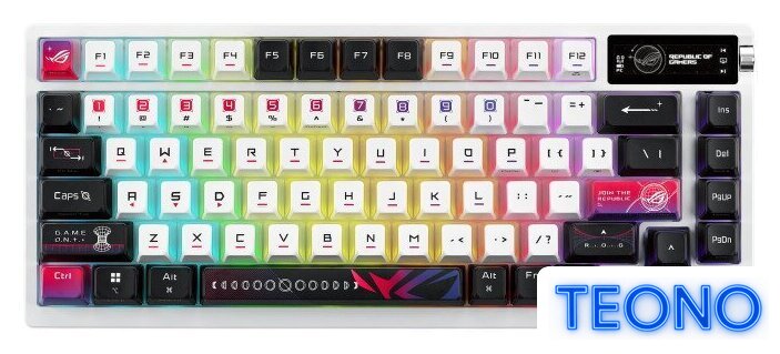 Клавиатура ASUS ROG Azoth X (ASUS ROG NX Snow V2) - Изображение №3 — Интернет-магазин Teono.by