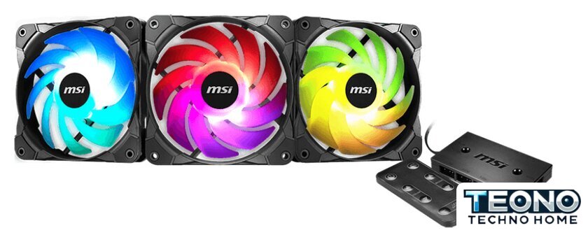 Набор вентиляторов с контроллером MSI MAX F12A-3H - Изображение №1 — Интернет-магазин Teono.by