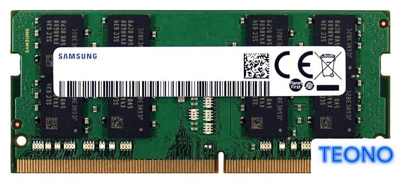 Оперативная память Samsung 4GB DDR4 SODIMM PC4-25600 M471A5244CB0-CWE - Изображение №1 — Интернет-магазин Teono.by