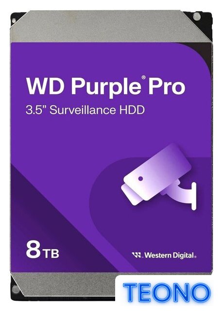 Жесткий диск WD Purple Pro 8TB WD8002PURP - Изображение №1 — Интернет-магазин Teono.by