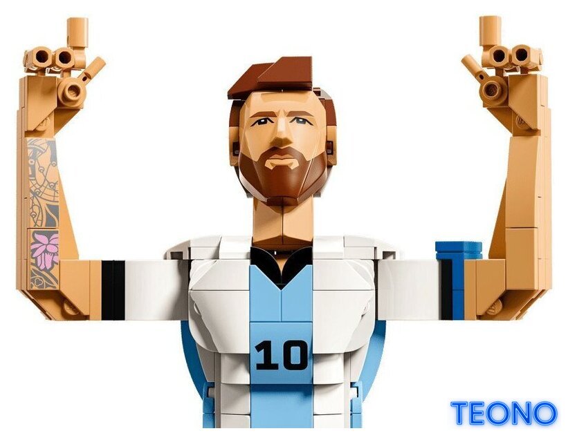 Конструктор LEGO Editions 43015 Лионель Месси – легенда футбола - Изображение №3 — Интернет-магазин Teono.by