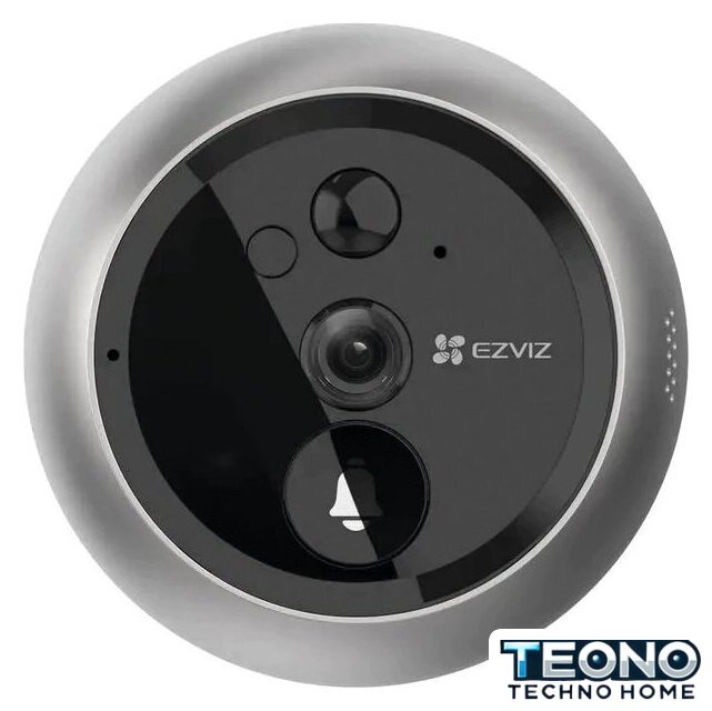 Видеоглазок Ezviz DP2C (серый) - Изображение №2 — Интернет-магазин Teono.by