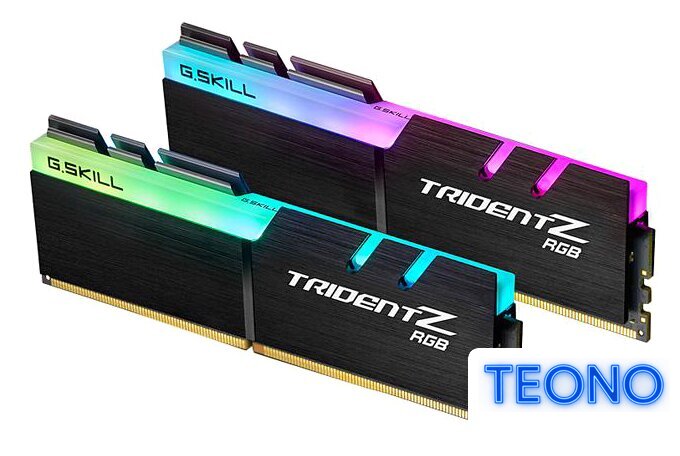 Оперативная память G.Skill Trident Z RGB 2x8GB DDR4 PC4-32000 F4-4000C18D-16GTZRB - Изображение №1 — Интернет-магазин Teono.by