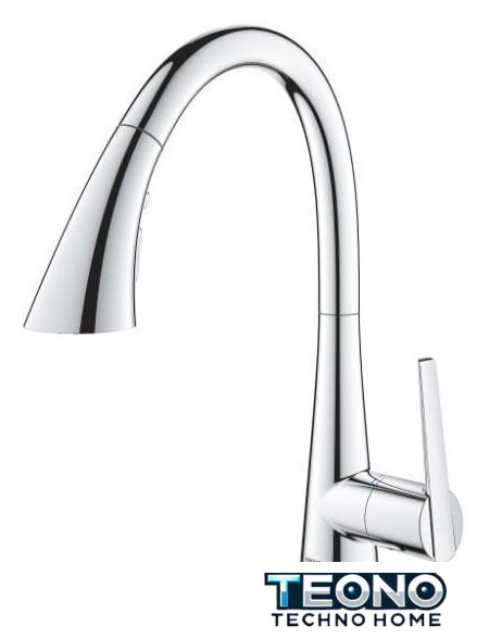 Смеситель Grohe Zedra Touch 30219002 (хром) - Изображение №5 — Интернет-магазин Teono.by