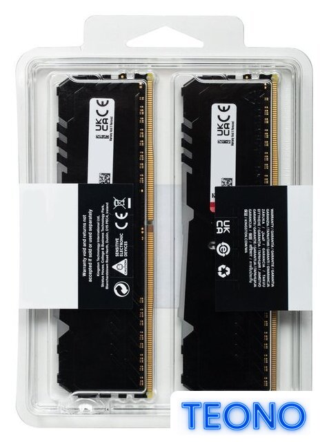 Оперативная память Kingston FURY Beast RGB 2x8GB DDR4 PC4-25600 KF432C16BBAK2/16 - Изображение №7 — Интернет-магазин Teono.by