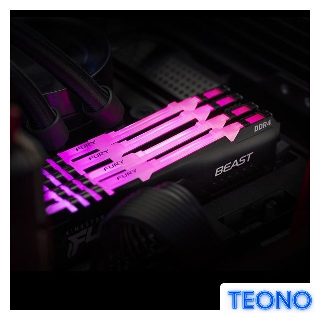 Оперативная память Kingston FURY Beast RGB 2x8GB DDR4 PC4-25600 KF432C16BBAK2/16 - Изображение №10 — Интернет-магазин Teono.by