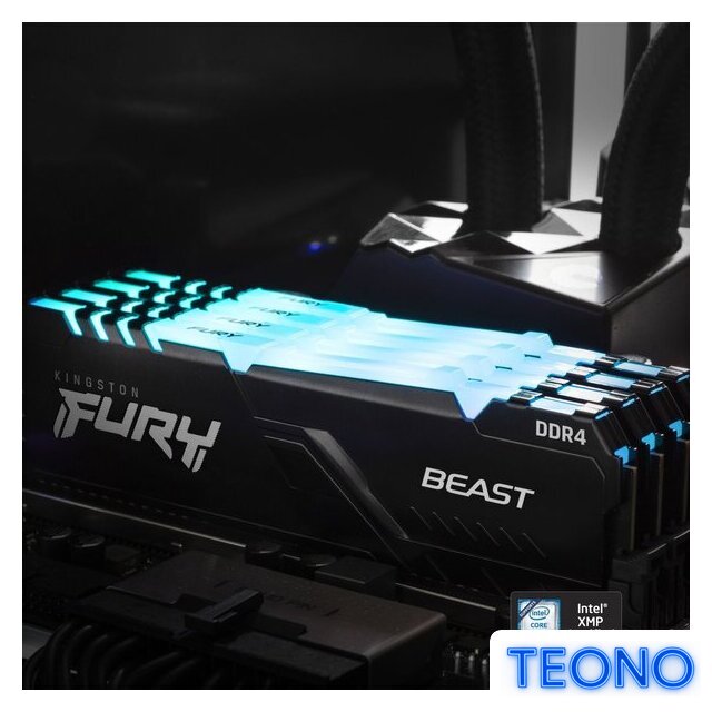 Оперативная память Kingston FURY Beast RGB 2x8GB DDR4 PC4-25600 KF432C16BBAK2/16 - Изображение №11 — Интернет-магазин Teono.by